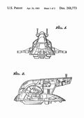 Patent Blueprint slave i ship 4 A4 Photo Print