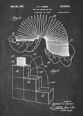 Patent Blueprint slinky A4 Photo Print