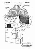 Patent Blueprint slinky 4 A4 Photo Print