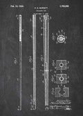 Patent Blueprint snooker billiards cue A4 Photo Print