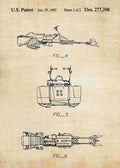 Patent Blueprint speeder bike A4 Photo Print