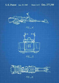 Patent Blueprint speeder bike 3 A4 Photo Print