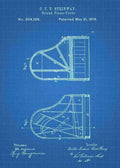 Patent Blueprint steinway piano 3 A4 Photo Print