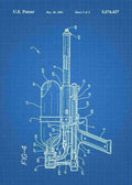 Patent Blueprint super soaker 3 A4 Photo Print