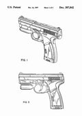 Patent Blueprint t 1000 laser pistol 4 A4 Photo Print