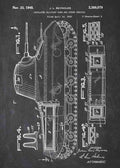 Patent Blueprint tank A4 Photo Print