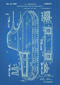 Patent Blueprint tank 3 A4 Photo Print
