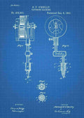Patent Blueprint tattoo gun 3 A4 Photo Print