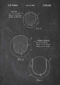 Patent Blueprint tennis ball A4 Photo Print