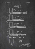 Patent Blueprint tobacco pipe A4 Photo Print