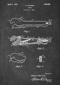 Patent Blueprint vice grips tool A4 Photo Print