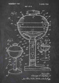 Patent Blueprint webber bbq A4 Photo Print