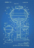 Patent Blueprint webber bbq 3 A4 Photo Print