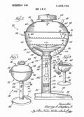Patent Blueprint webber bbq 4 A4 Photo Print