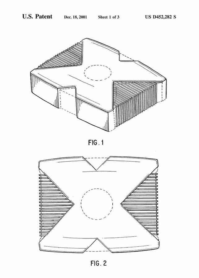 Patent Blueprint xbox console 4 A4 Photo Print