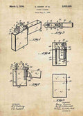 Patent Blueprint zippo lighter A4 Photo Print