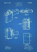 Patent Blueprint zippo lighter 4 A4 Photo Print