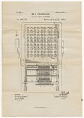 Patent for a Calculating Machine A4 Photo Print
