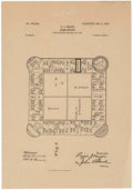 Patent for a Game Board A4 Photo Print