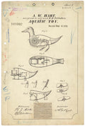 Patent of Aquatic Toy A4 Photo Print