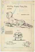 Patent of Creeping Baby Doll A4 Photo Print