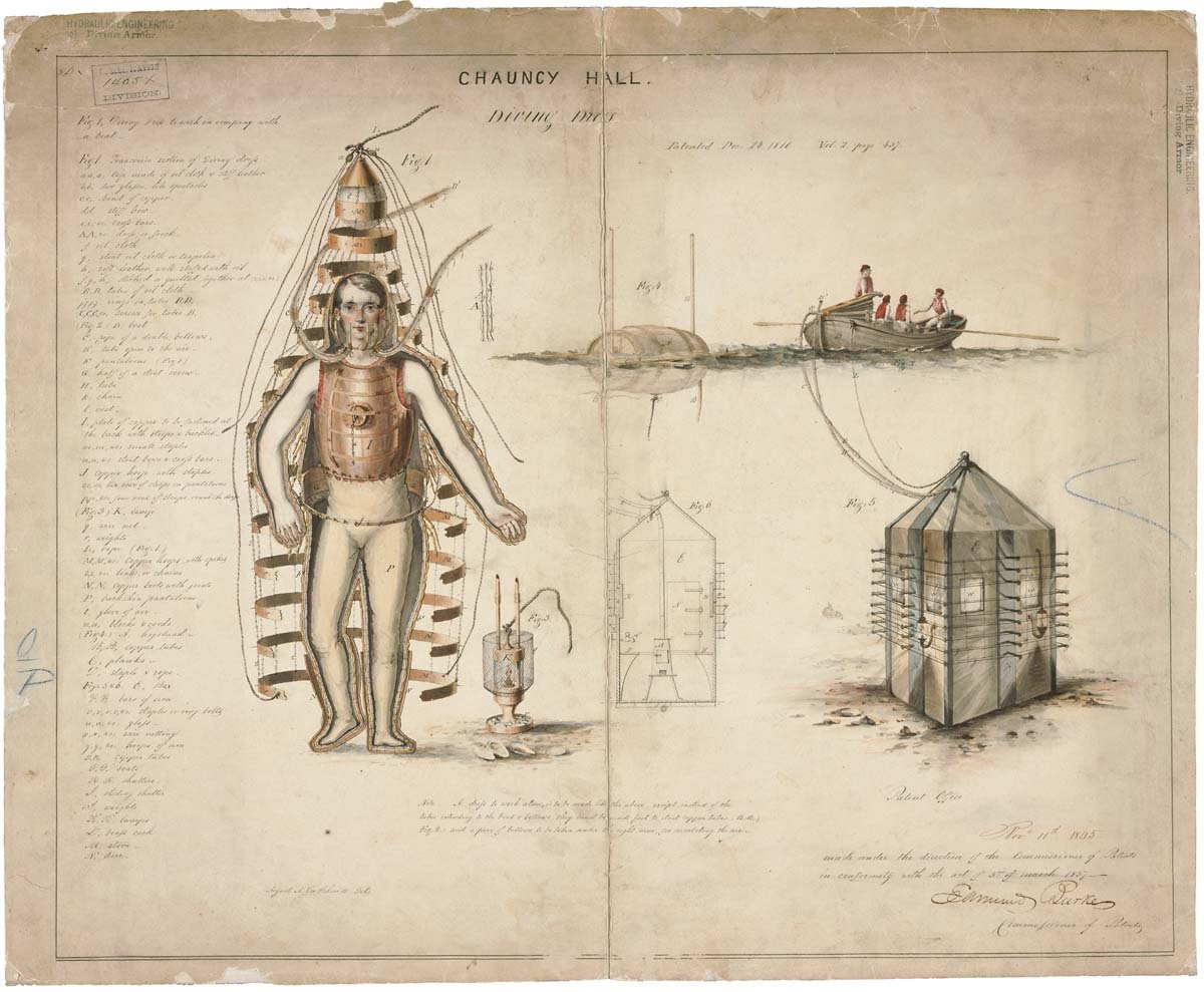 Patent of Diving Dress A4 Photo Print