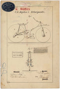 Patent of Velocipede A4 Photo Print