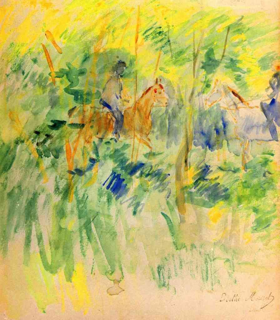 Path In Bois De Boulogne Morisot A4 Photo Print