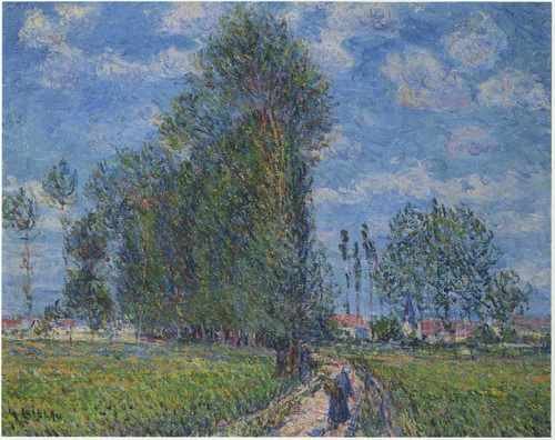 Path Near Saint Cyr Vaudreuil 1900 A4 Photo Print