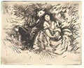 Paul Albert Besnard albert besnard amorous conversation conversation Art A4 Photo Print