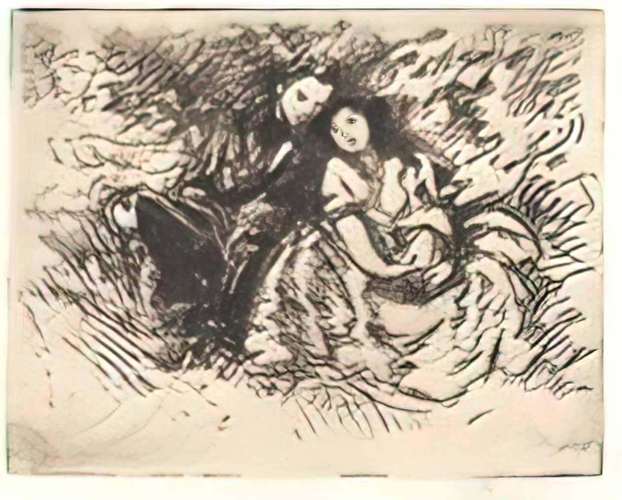 Paul Albert Besnard albert besnard amorous conversation conversation Art A4 Photo Print