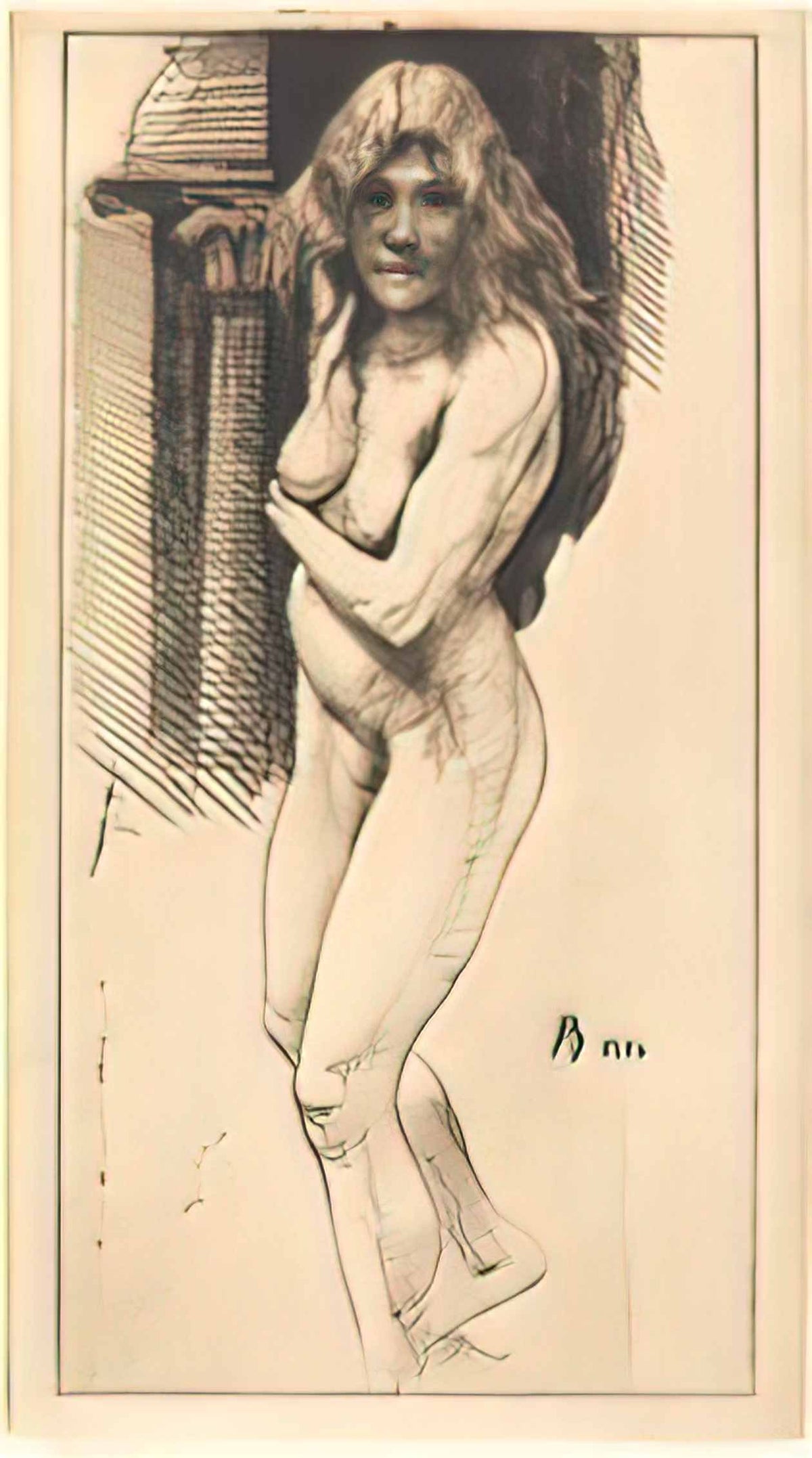 Paul Albert Besnard albert besnard carmen standing in the nude carmen Art A4 Photo Print