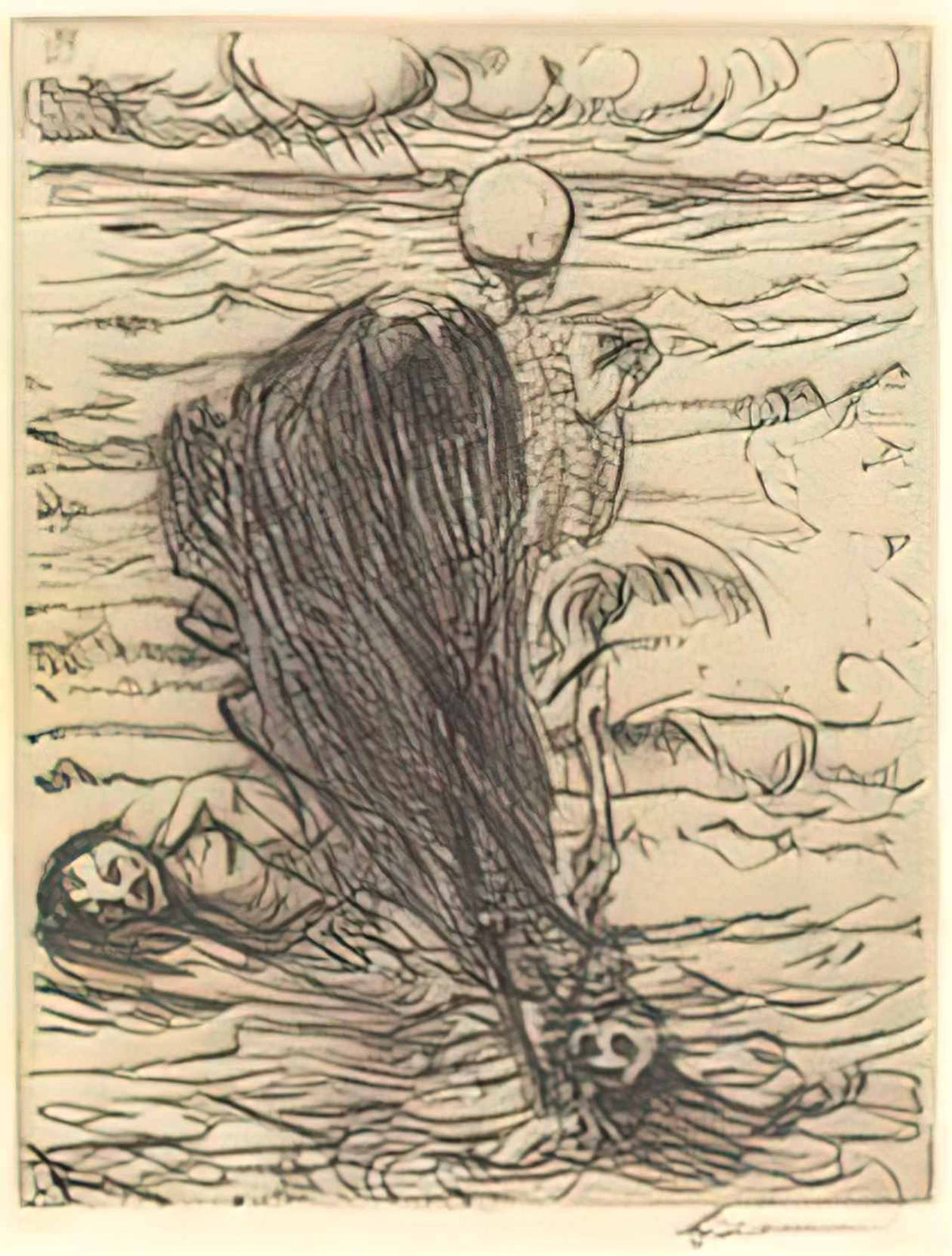 Paul Albert Besnard albert besnard cast of a net le coup de filet 190 Art A4 Photo Print
