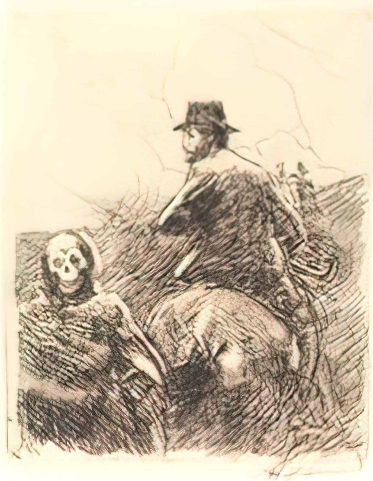 Paul Albert Besnard albert besnard danger passed danger passe 1900 ng Art A4 Photo Print