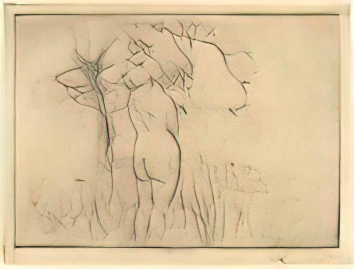 Paul Albert Besnard albert besnard eve before the apple tree eve de d Art A4 Photo Print