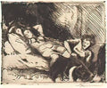 Paul Albert Besnard albert besnard going to bed le coucher 1913 nga 7 Art A4 Photo Print