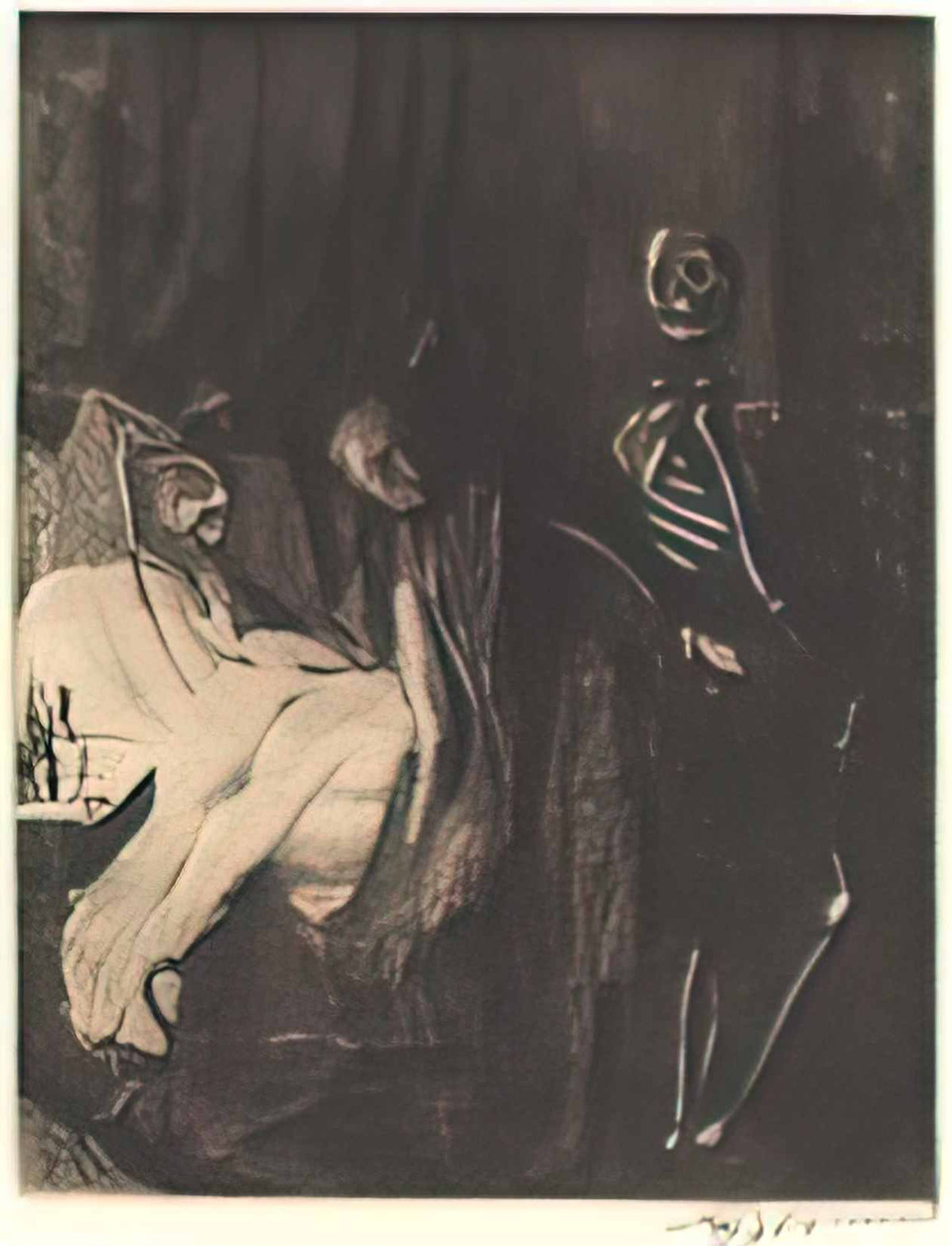 Paul Albert Besnard albert besnard importunate importune 1900 nga 716 Art A4 Photo Print