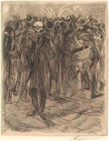Paul Albert Besnard albert besnard in the crowd dans la foule 1900 ng Art A4 Photo Print