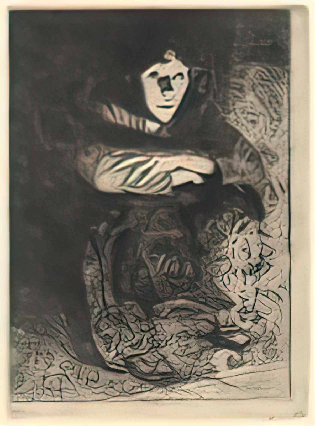 Paul Albert Besnard albert besnard in the embers dans les cendres 188 Art A4 Photo Print