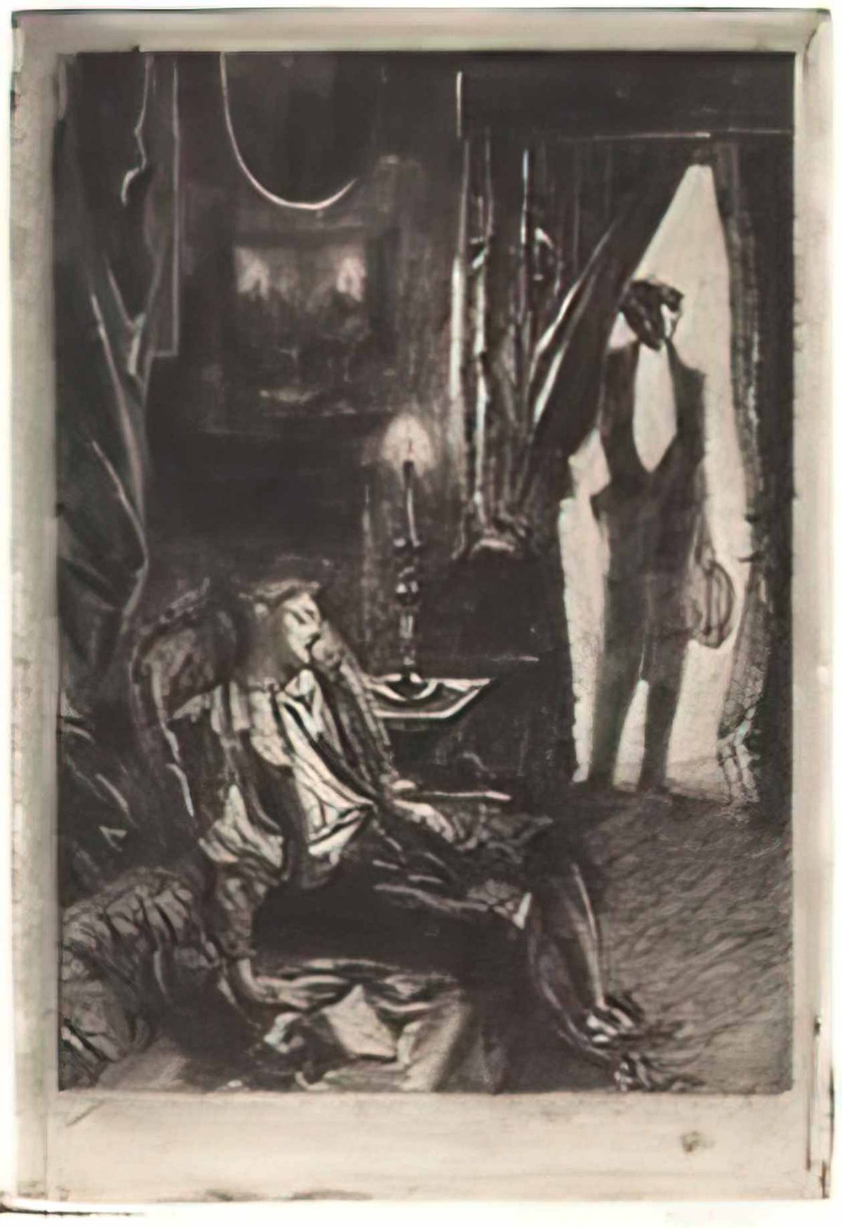 Paul Albert Besnard albert besnard iza sleeping le sommeil d iza 1885 Art A4 Photo Print