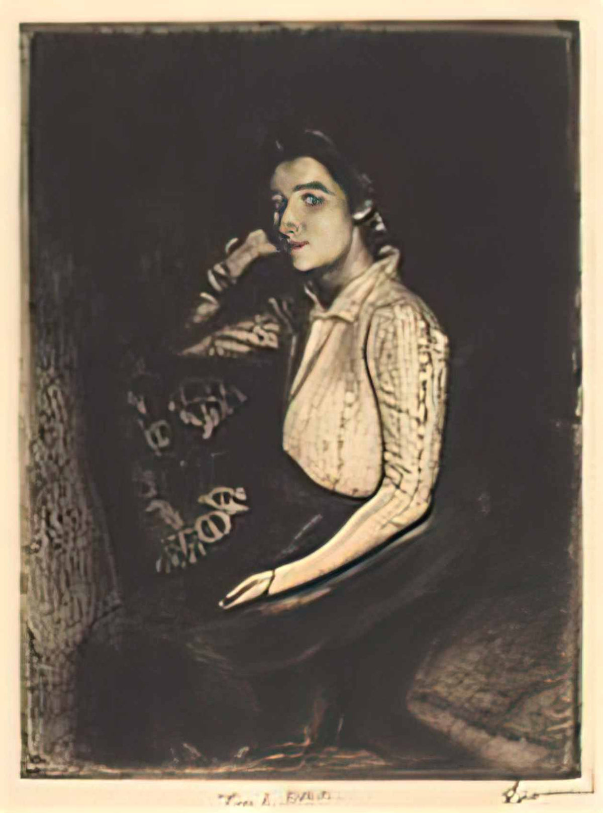 Paul Albert Besnard albert besnard la biarrote 1901 nga 4625 Art A4 Photo Print