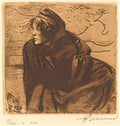Paul Albert Besnard albert besnard melancholy m lancolie 1888 nga 838 Art A4 Photo Print