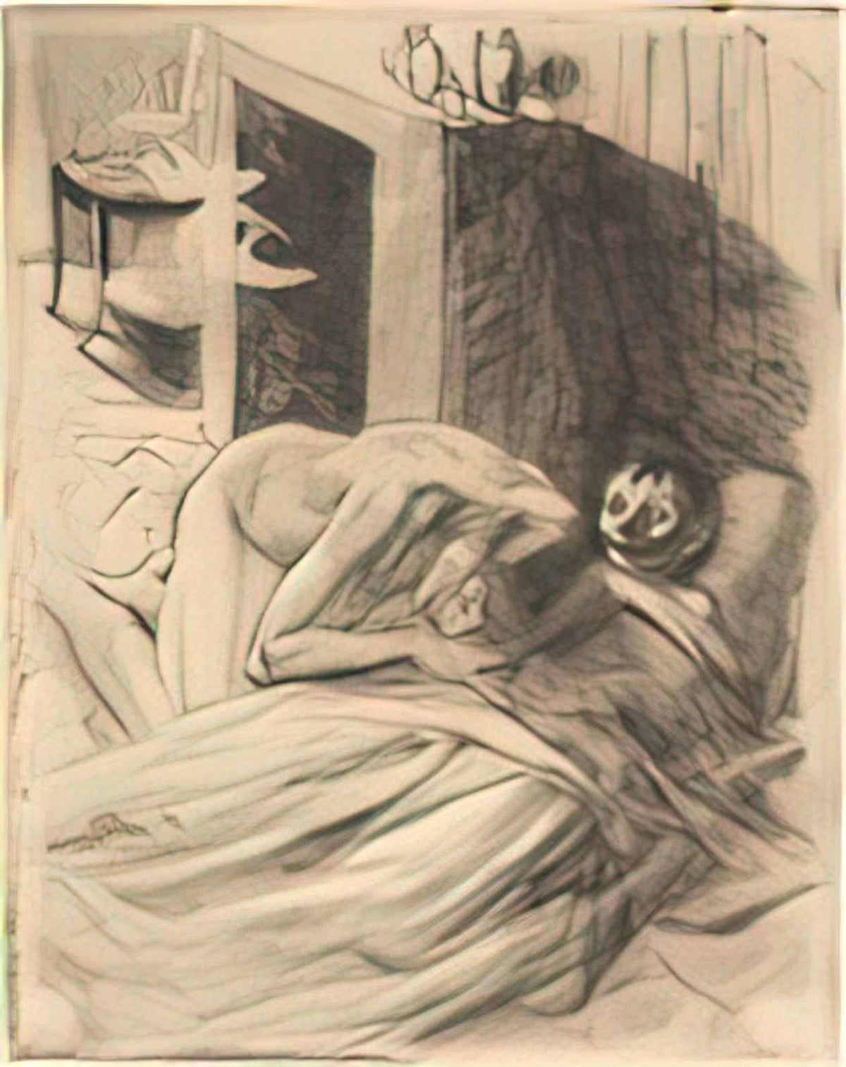 Paul Albert Besnard albert besnard misery la mis re c 1886 nga 98271 Art A4 Photo Print