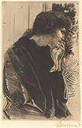 Paul Albert Besnard albert besnard sadness tristesse 1887 nga 83816 Art A4 Photo Print