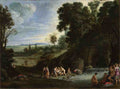 Paul Bril Diana and Callisto A4 Photo Print