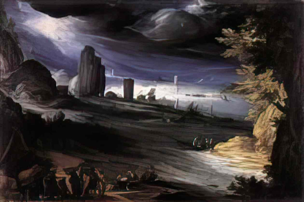 Paul Bril coastal landscape 1596 Art A4 Photo Print