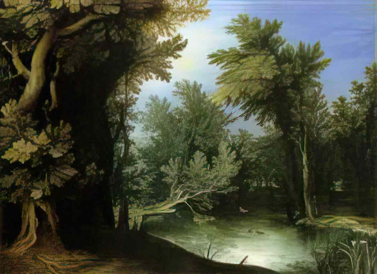 Paul Bril landscape with a marsh 1595 Art A4 Photo Print
