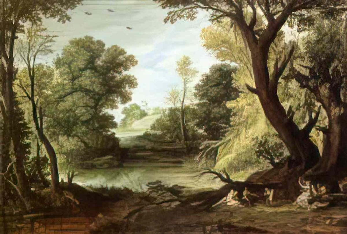 Paul Bril landscape with nymphs and satyrs 1623 Art A4 Photo Print