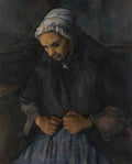 Paul Cezanne An Old Woman with a Rosary A4 Photo Print