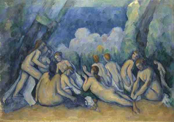 Paul Cezanne Bathers (Les Grandes Baigneuses) A4 Photo Print
